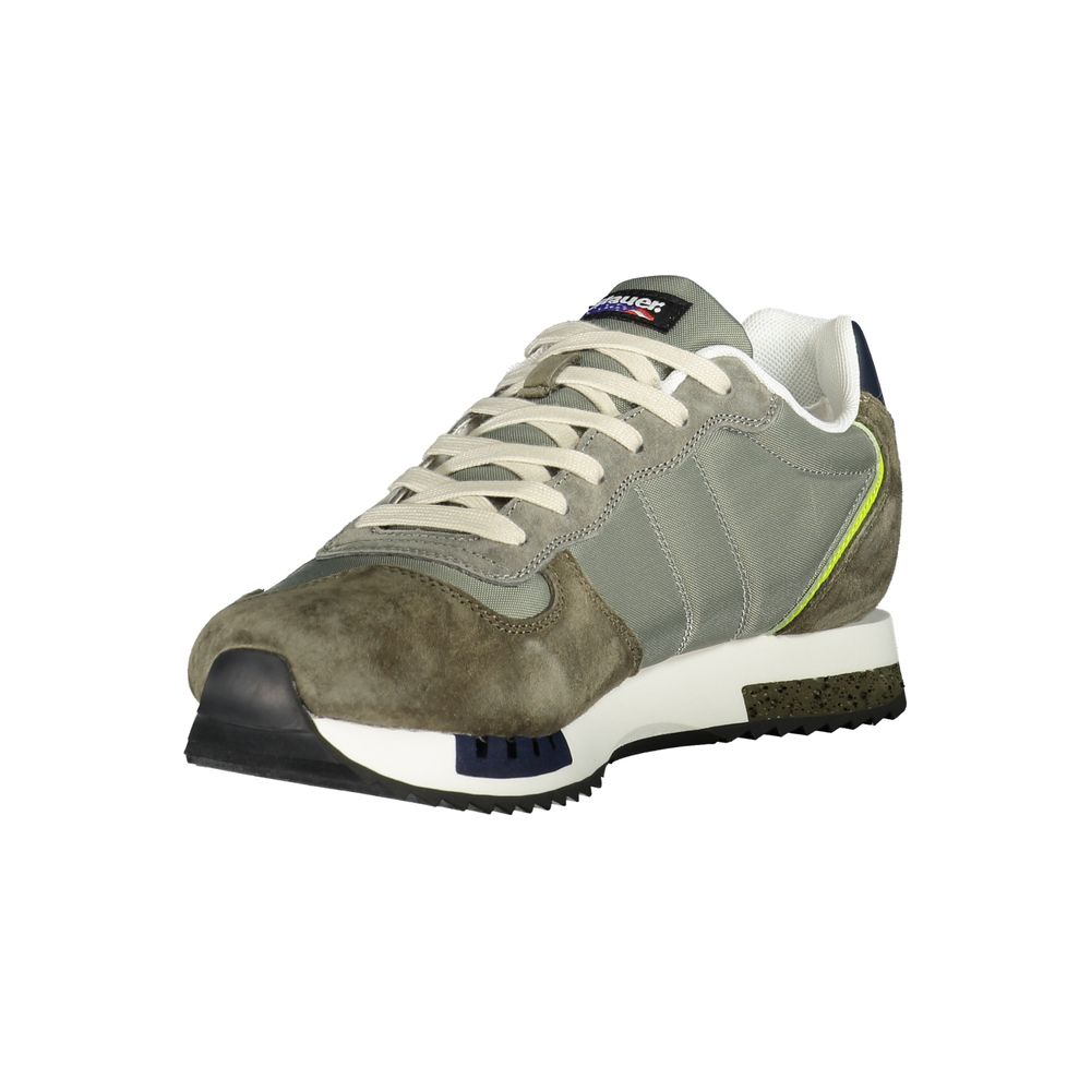 Blauer Green Polyester Mens Sneakers