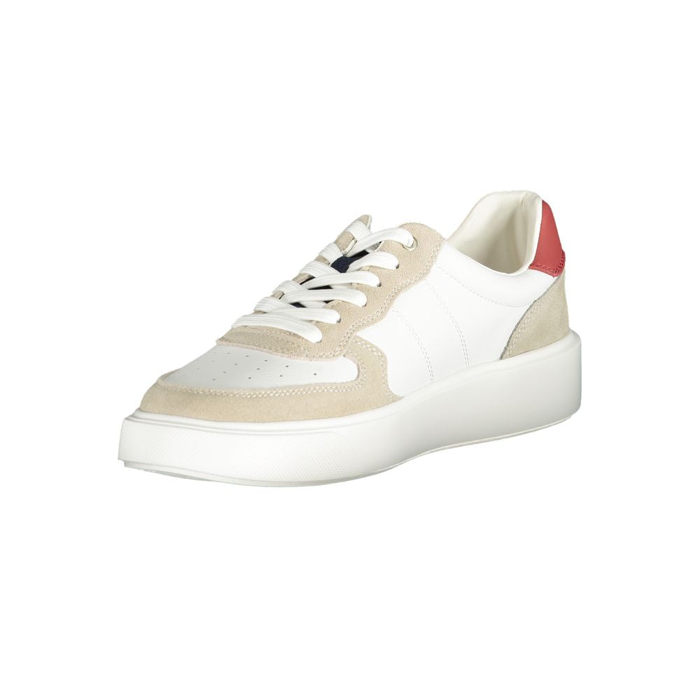 Blauer White Polyethylene Men Sneakers