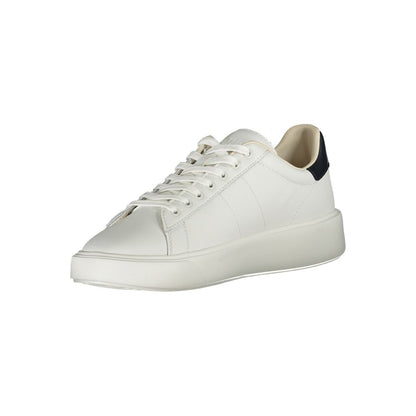 Blauer White Polyethylene Men Sneakers