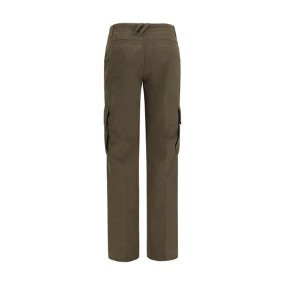 Burberry Bicolor Cotton Cargo Pants