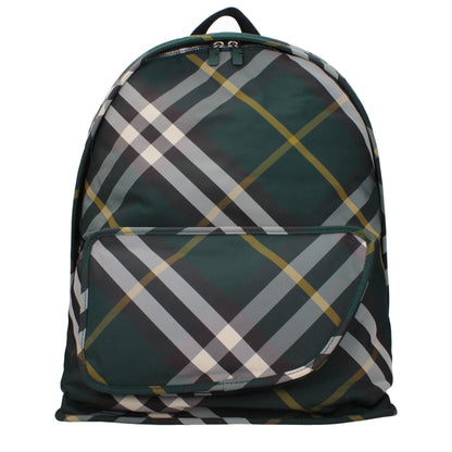 Burberry Green Fabric Backpacks