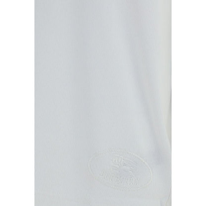 Burberry White Cotton Long Sleeve T-Shirt