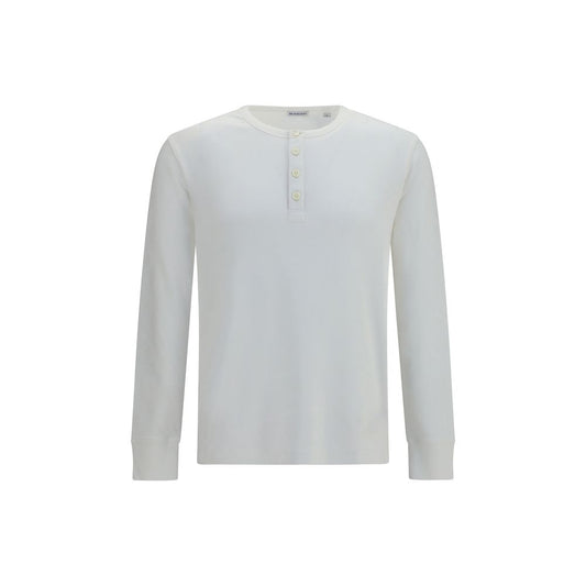 Burberry White Cotton Long Sleeve T-Shirt