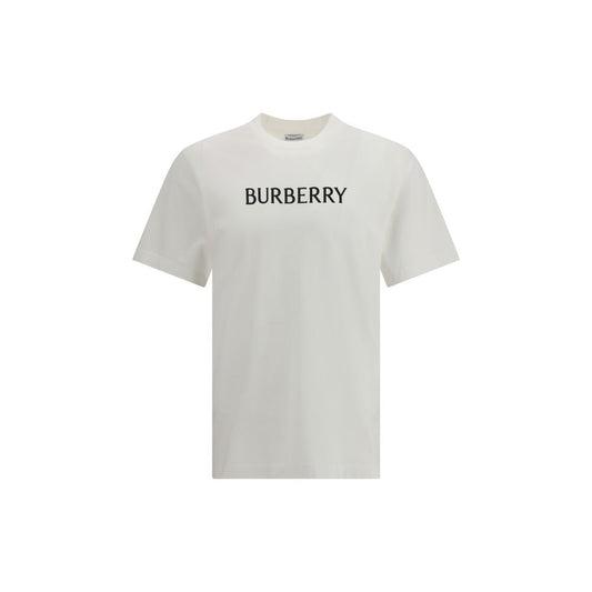Burberry White Cotton T-Shirt