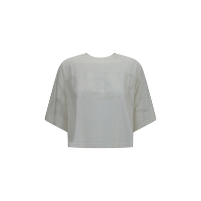 Burberry White Cotton T-Shirt