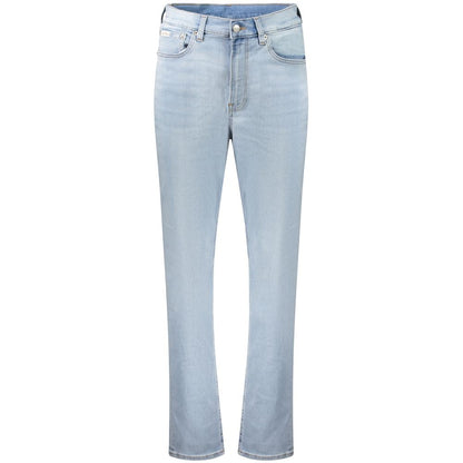 Calvin Klein Azzurro Cotton Women Jeans