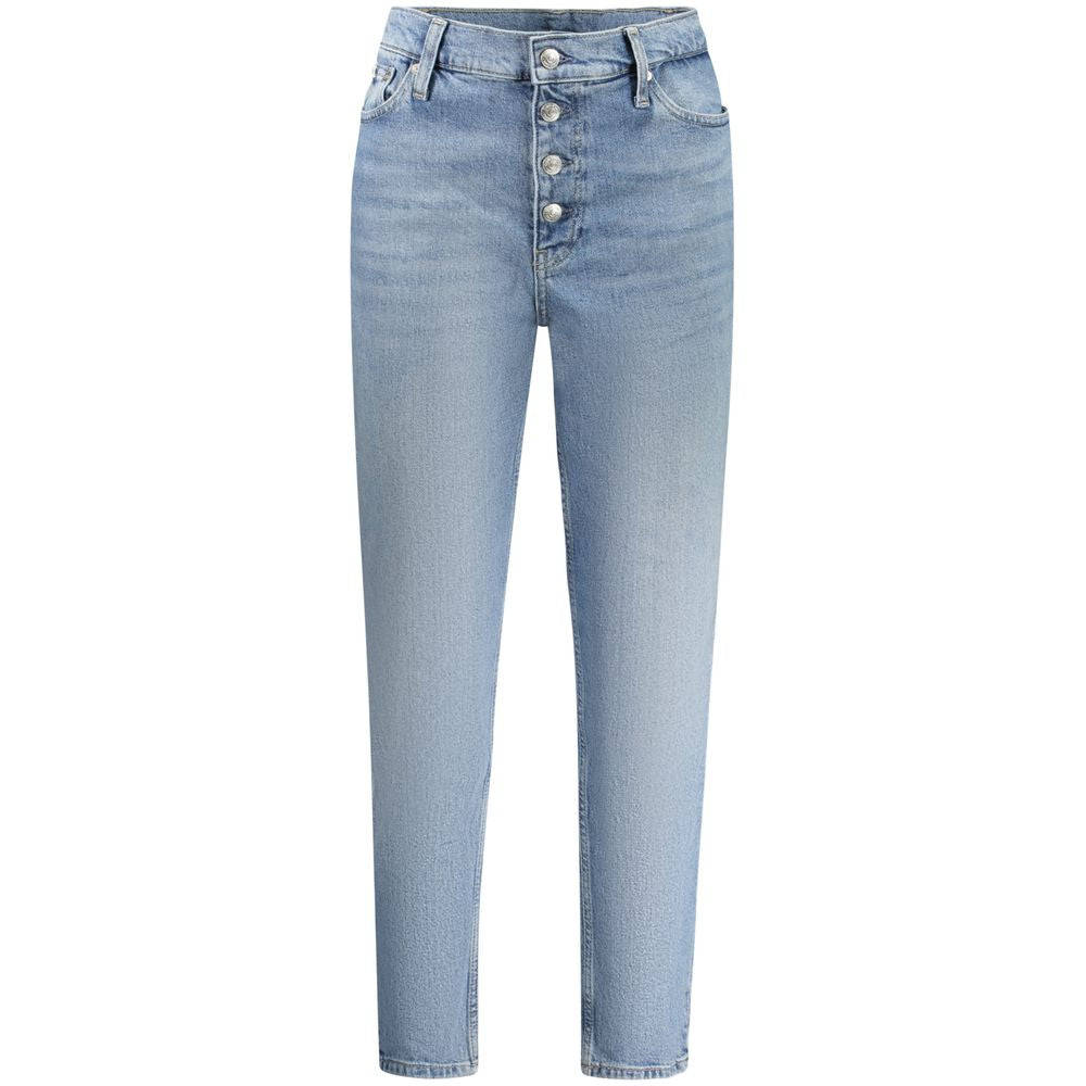 Calvin Klein Azzurro Cotton Women's Jeans