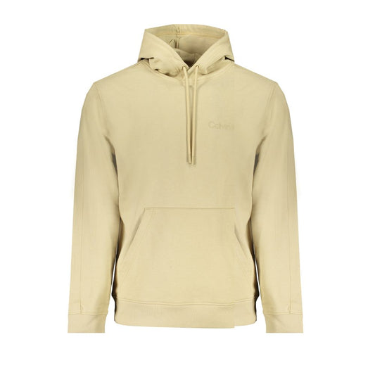 Calvin Klein Beige Cotton Men Sweatshirt