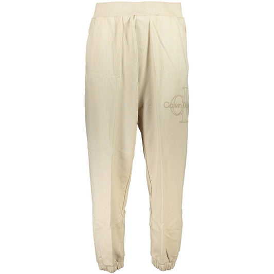 Calvin Klein Beige Cotton Men's Sweatpant