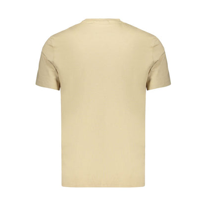 Calvin Klein Beige Cotton Men's T-Shirt