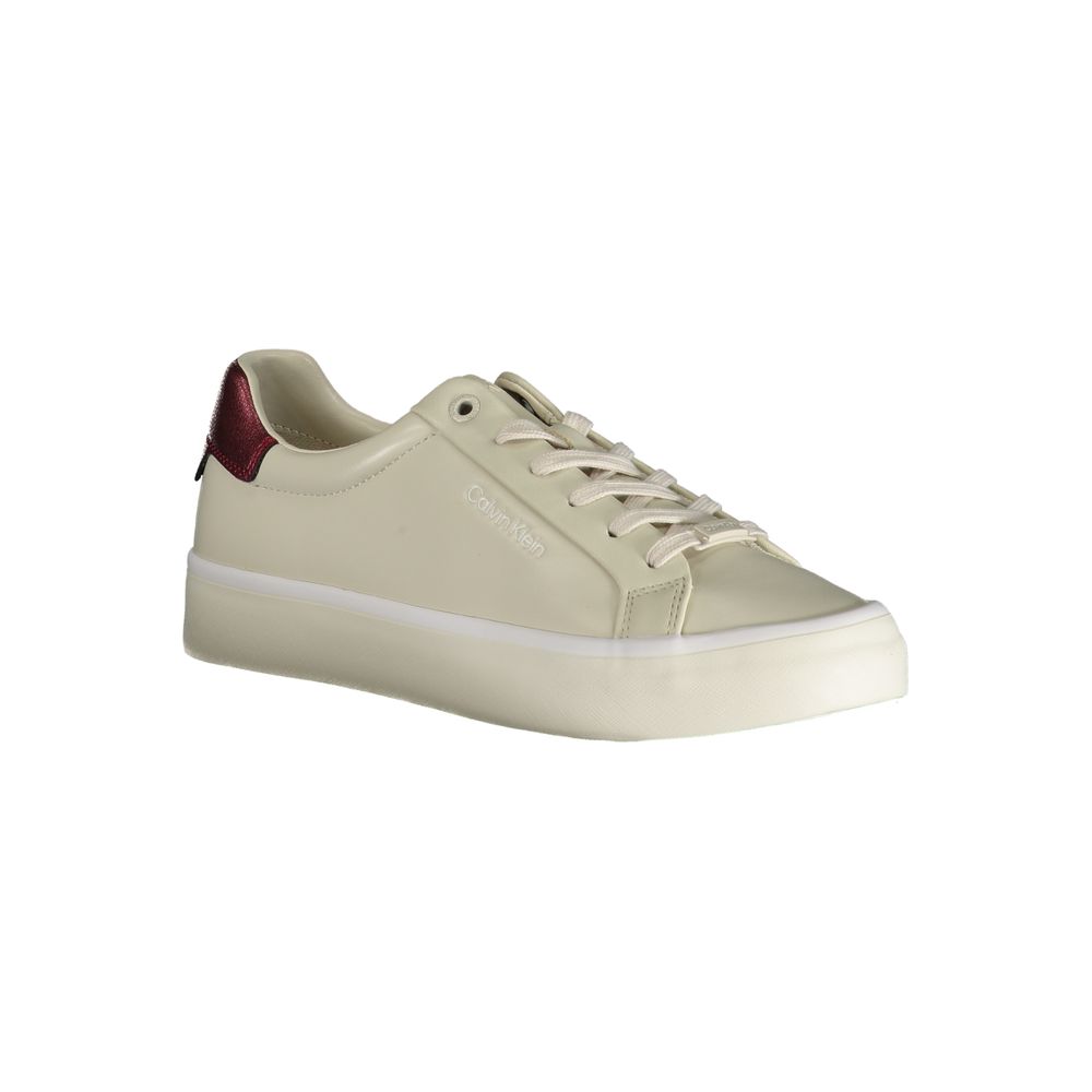 Calvin Klein Beige Polyester Sneakers