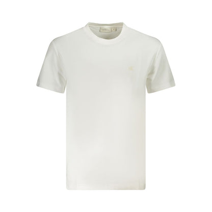 Calvin Klein Bianco Cotton Men T-Shirt