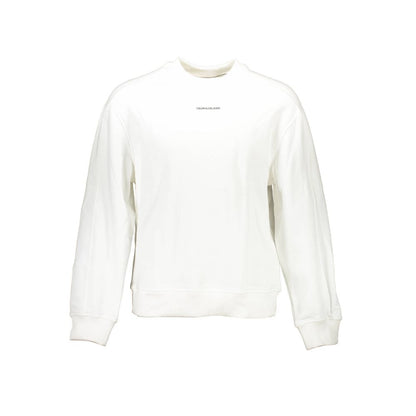 Calvin Klein Bianco Cotton Mens Sweatshirt