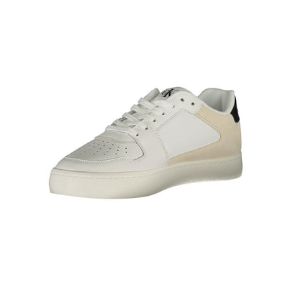 Calvin Klein Bianco Polyurethane Men Sneaker