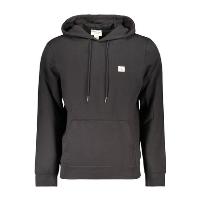 Calvin Klein Black Cotton Men Hoodie