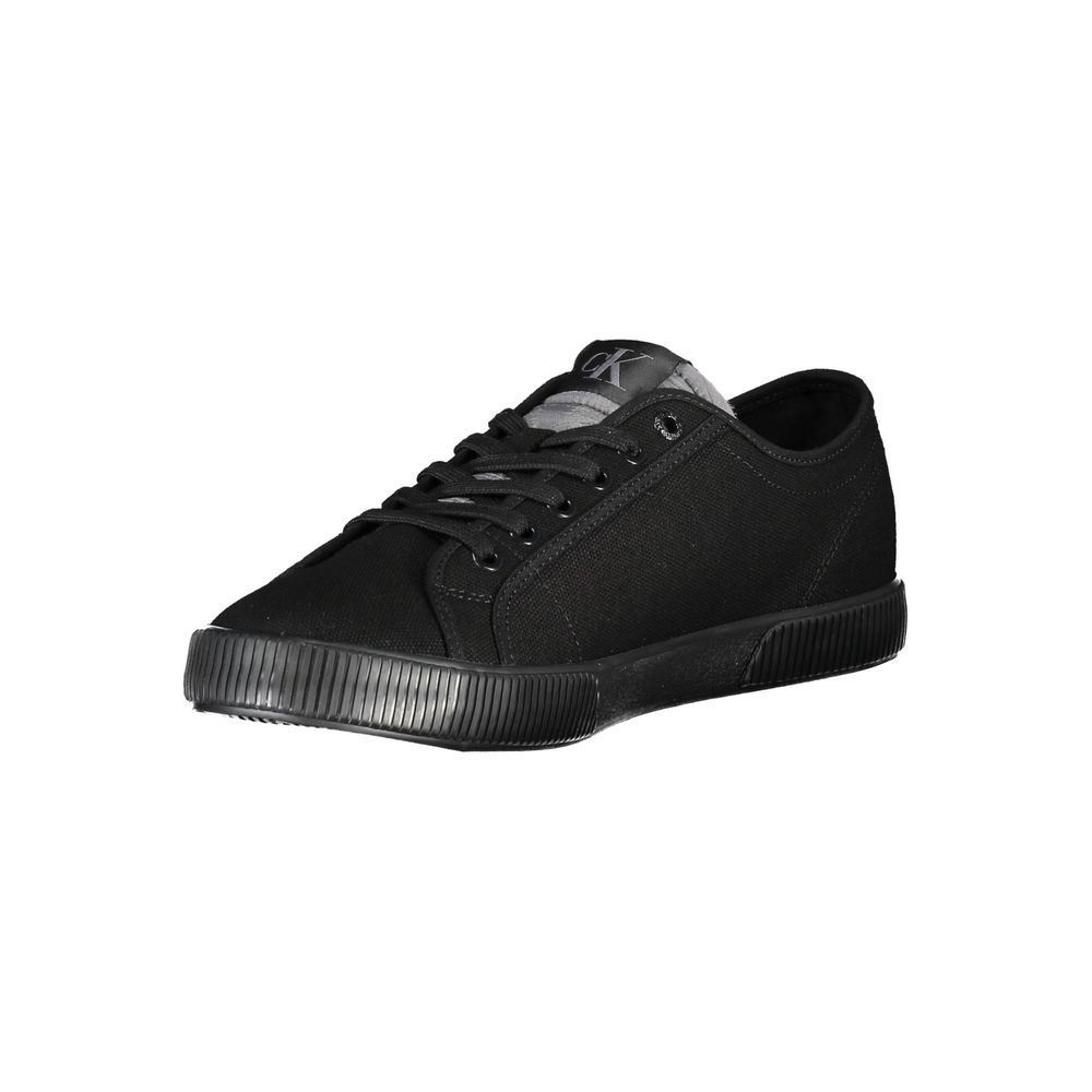 Calvin Klein Black Cotton Men Sneakers