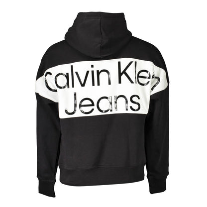 Calvin Klein Black Cotton Men Sweatshirt