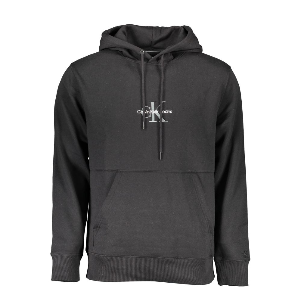 Calvin Klein Black Cotton Men Sweatshirt