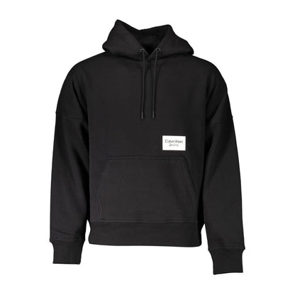 Calvin Klein Black Cotton Men Sweatshirt