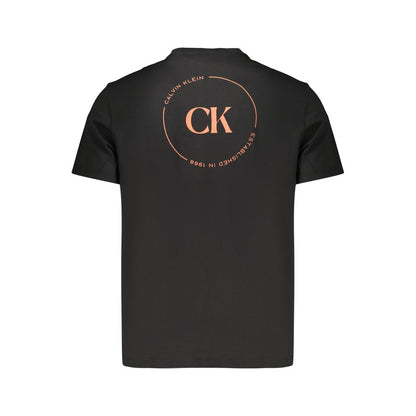 Calvin Klein Black Cotton Men's T-Shirt