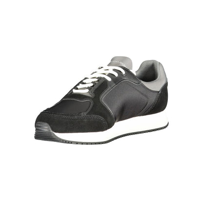 Calvin Klein Black Leather Men Sneakers