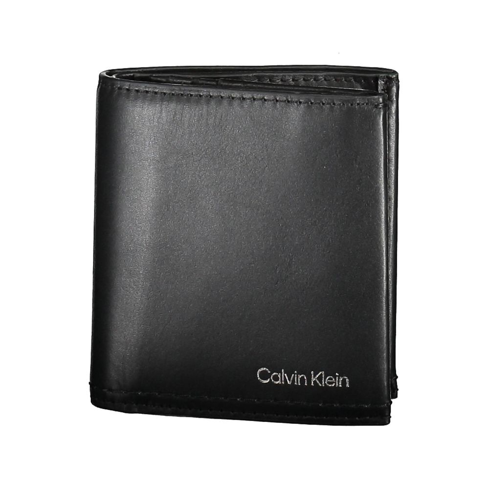 Calvin Klein Black Leather Men Wallet-Modeoutlet
