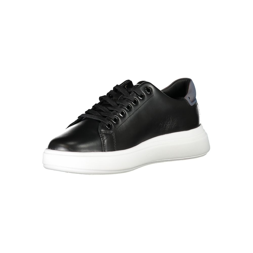 Calvin Klein Black Leather Women Sneaker