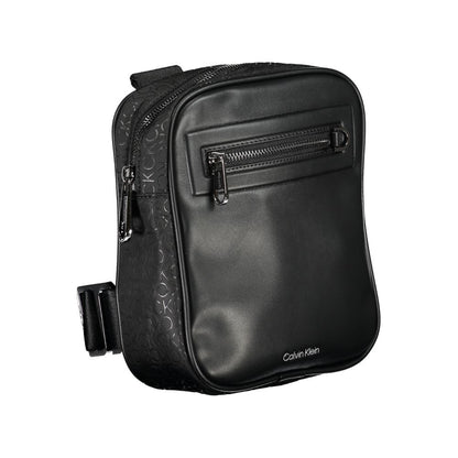 Calvin Klein Black Polyester Men Shoulder Bag