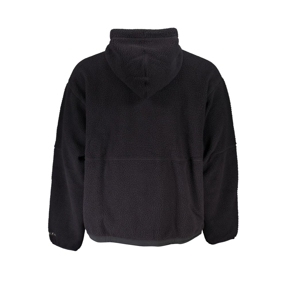 Calvin Klein Black Polyester Men Sweater with Hood