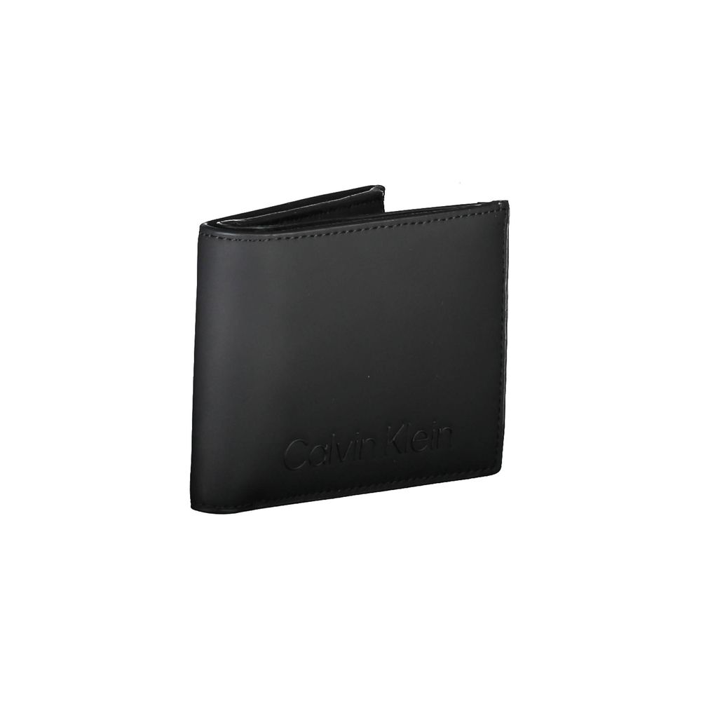 Calvin Klein Black Polyester Men Wallet-Modeoutlet