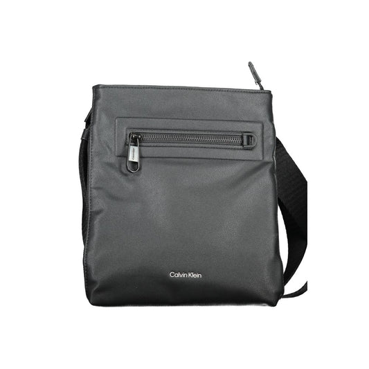 Calvin Klein Black Polyester Men's Shoulder Bag