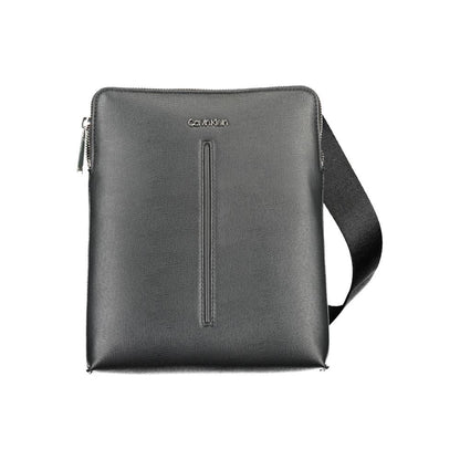 Calvin Klein Black Polyurethane Men Shoulder Bag