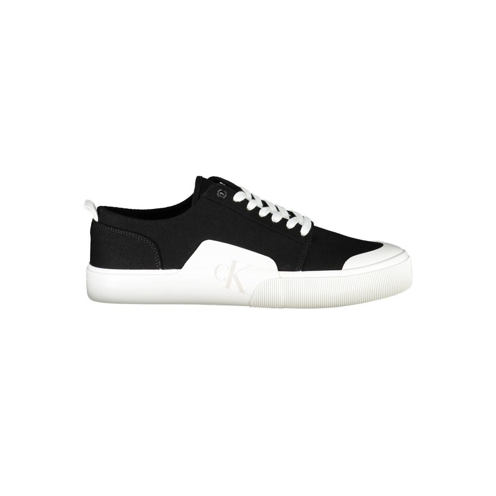Calvin Klein Black Recycled Material Men Sneakers