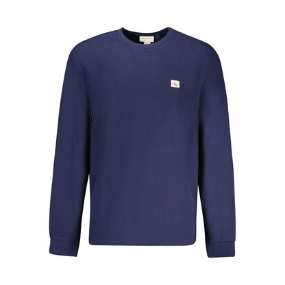 Calvin Klein Blu Cotton Mens Sweater