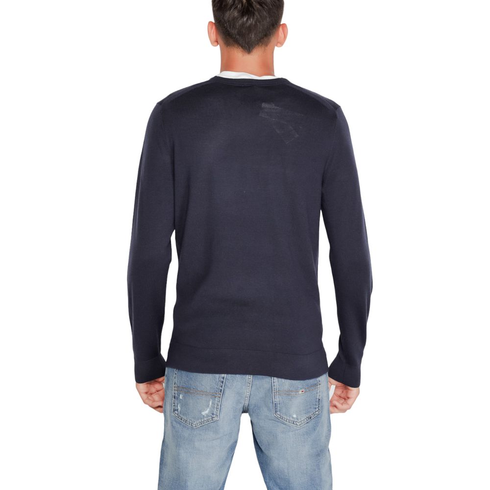 Calvin Klein Blue Recycled Wool Sportswear