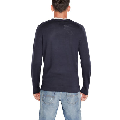 Calvin Klein Blue Recycled Wool Sportswear