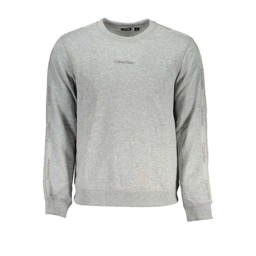 Calvin Klein Gray Polyester Men Sweater