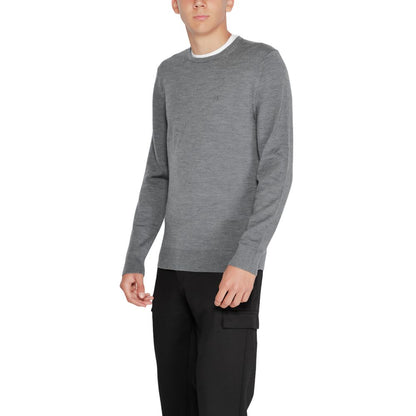 Calvin Klein Gray Recycled Wool Sportswear