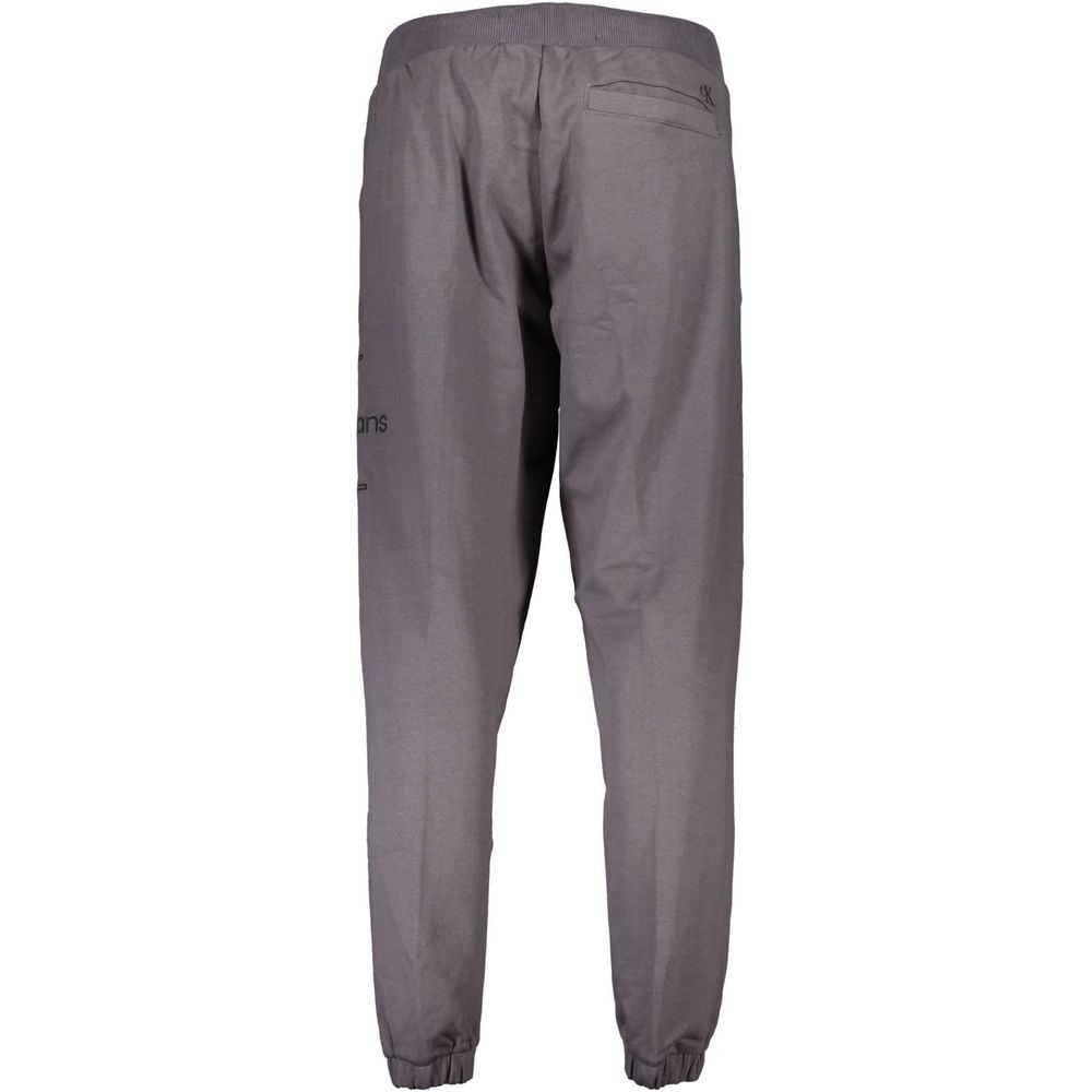 Calvin Klein Grigio Cotton Men's Sweatpant