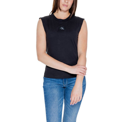 Calvin Klein Jeans Black Cotton T-Shirt