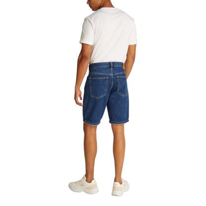 Calvin Klein Jeans Blue Cotton Bermuda