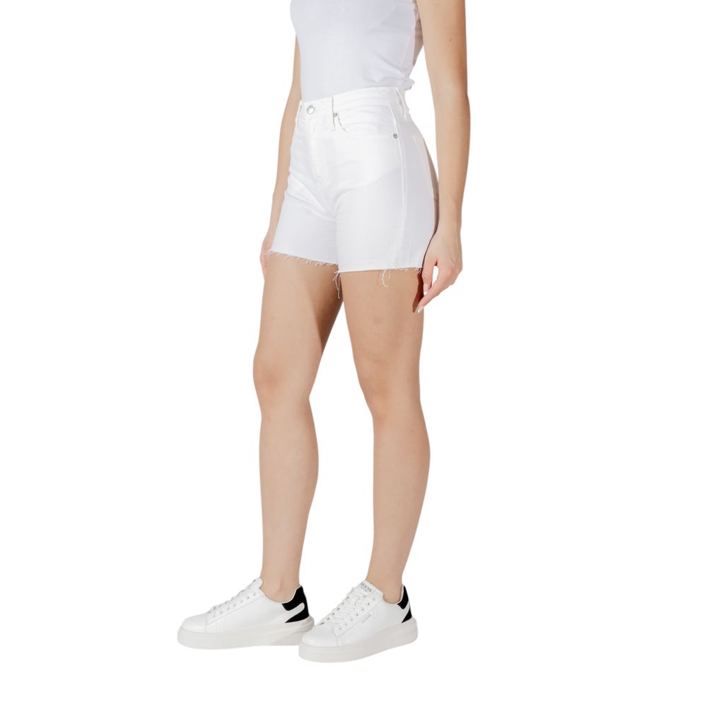 Calvin Klein Jeans White Cotton Short