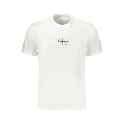 Calvin Klein White Cotton Men's T-Shirt