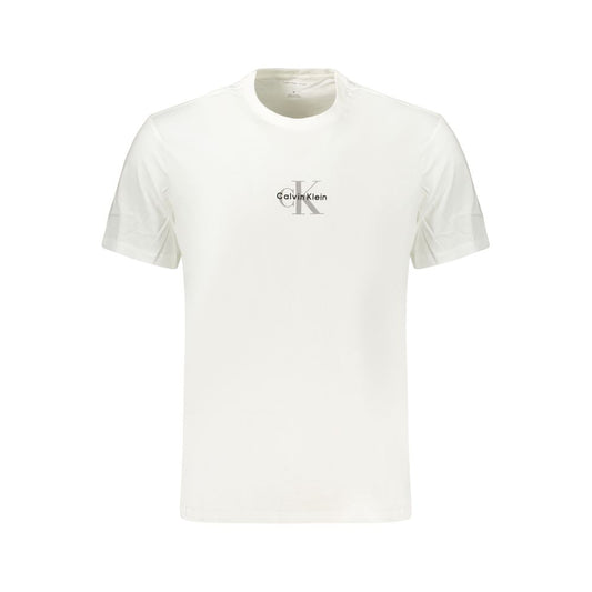 Calvin Klein White Cotton Men's T-Shirt