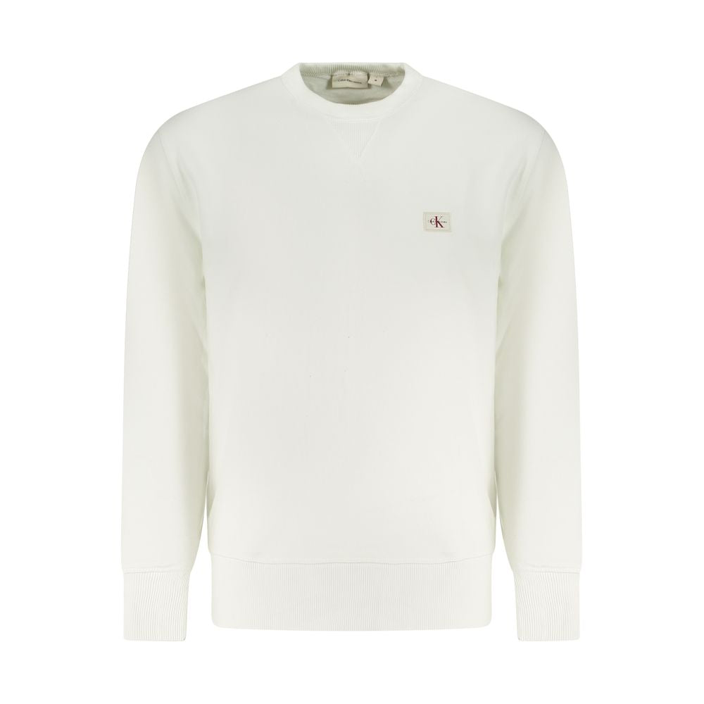 Calvin Klein White Cotton Sweater