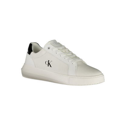 Calvin Klein White Leather Men Sneakers