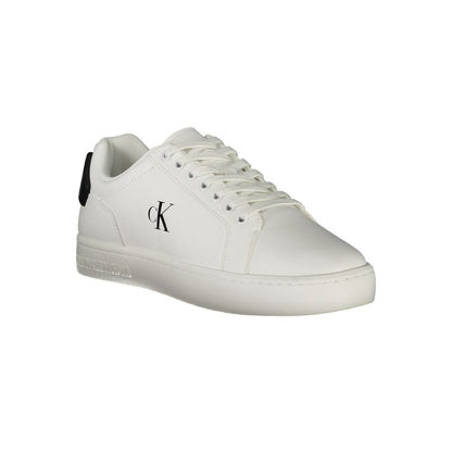Calvin Klein White Leather Men Sneakers