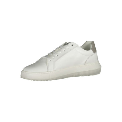 Calvin Klein White Leather Men Sneakers