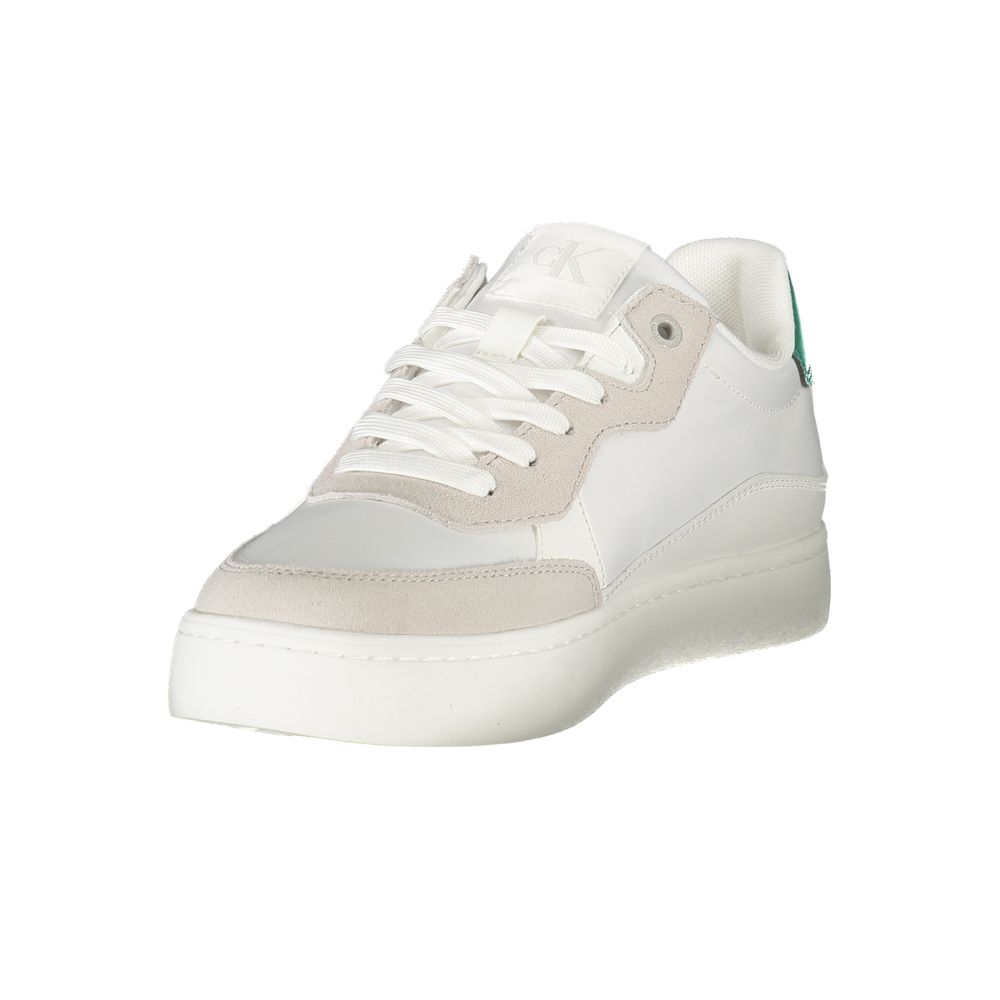 Calvin Klein White Leather Men Sneakers