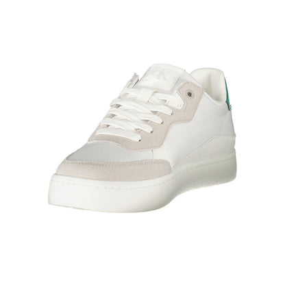 Calvin Klein White Leather Men Sneakers